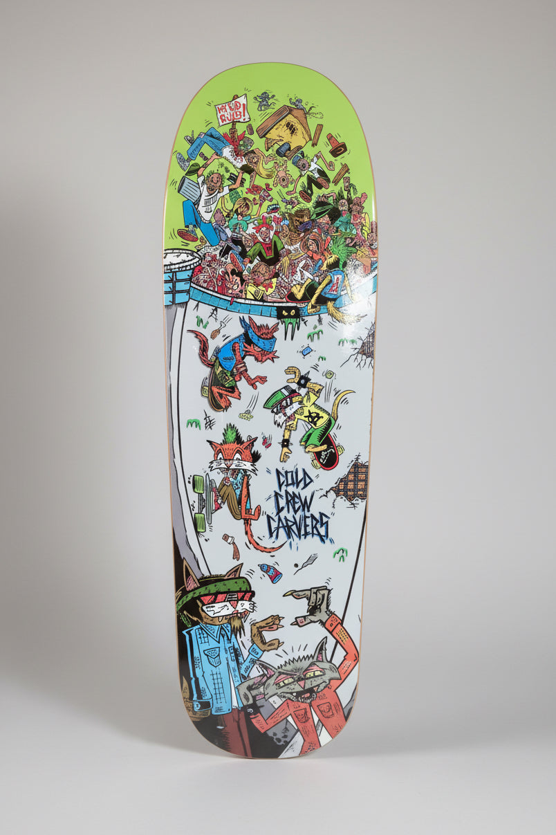 Let them Skate Deck by Bobby Drawsskullz