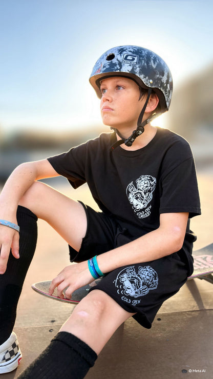 Cotton logo shorts
