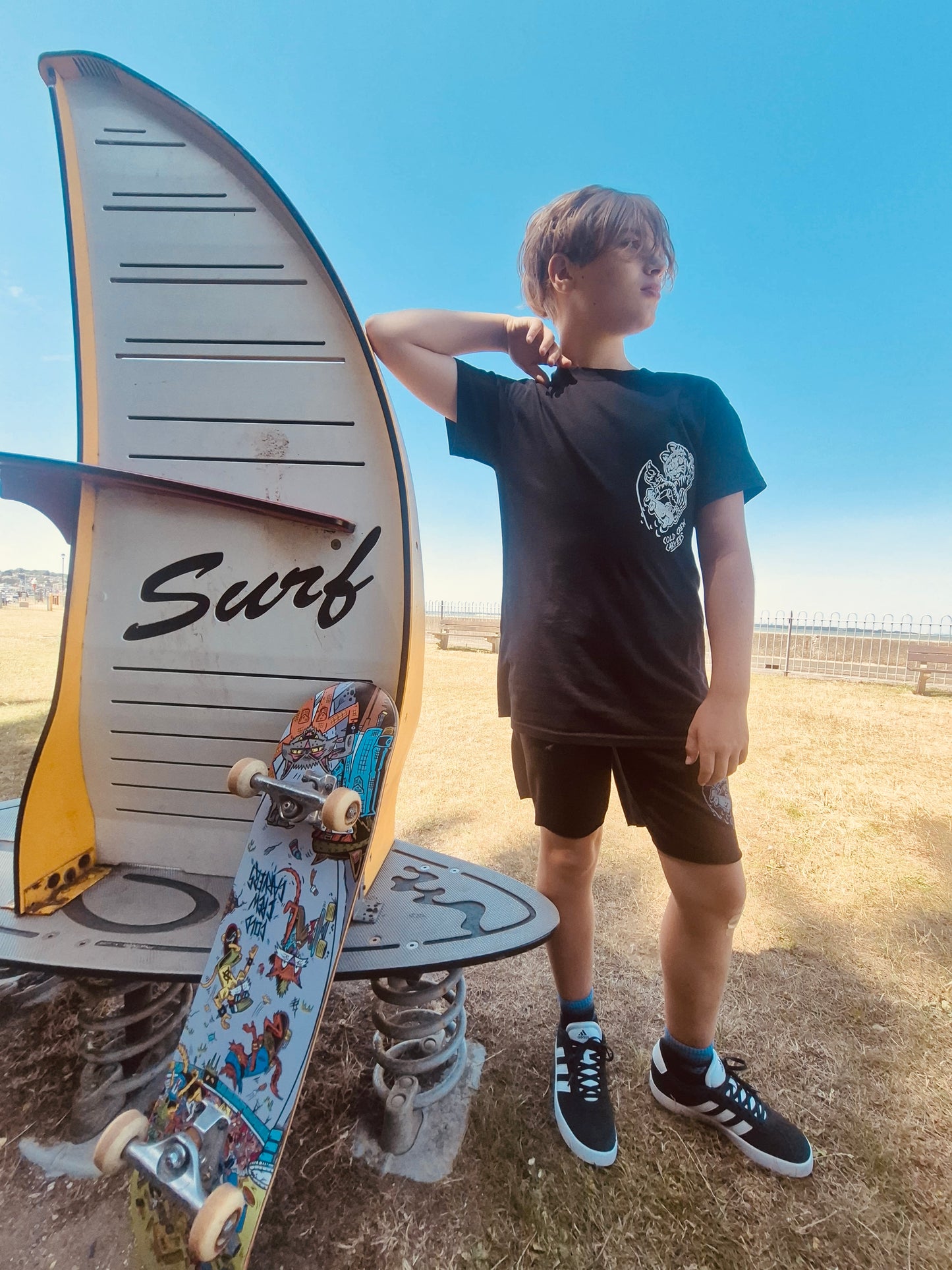 Cotton logo shorts