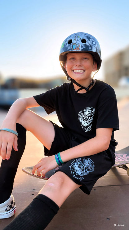 Cotton logo shorts