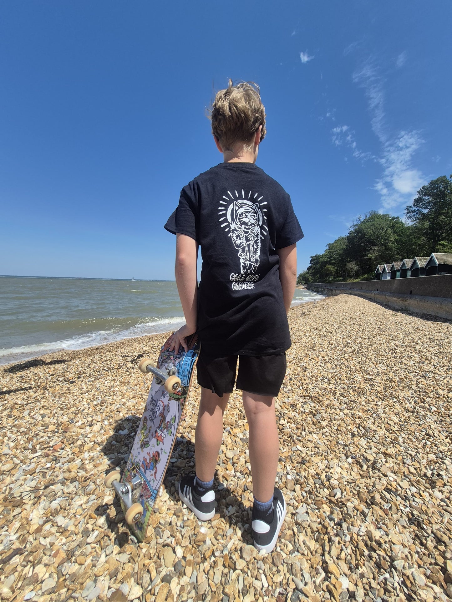 Cotton logo shorts
