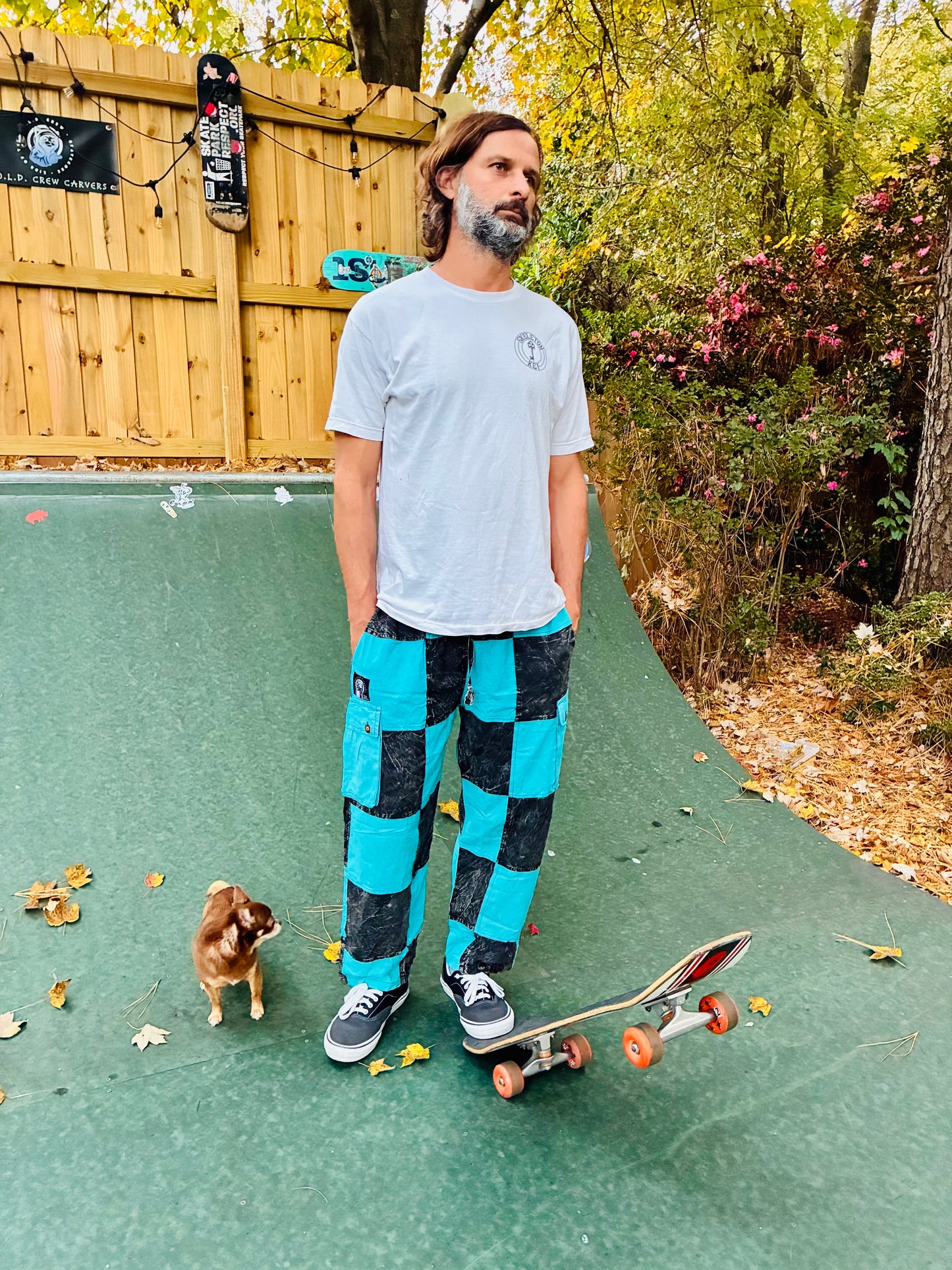 Carvers Checkered 90s Style Unisex Surf Pant