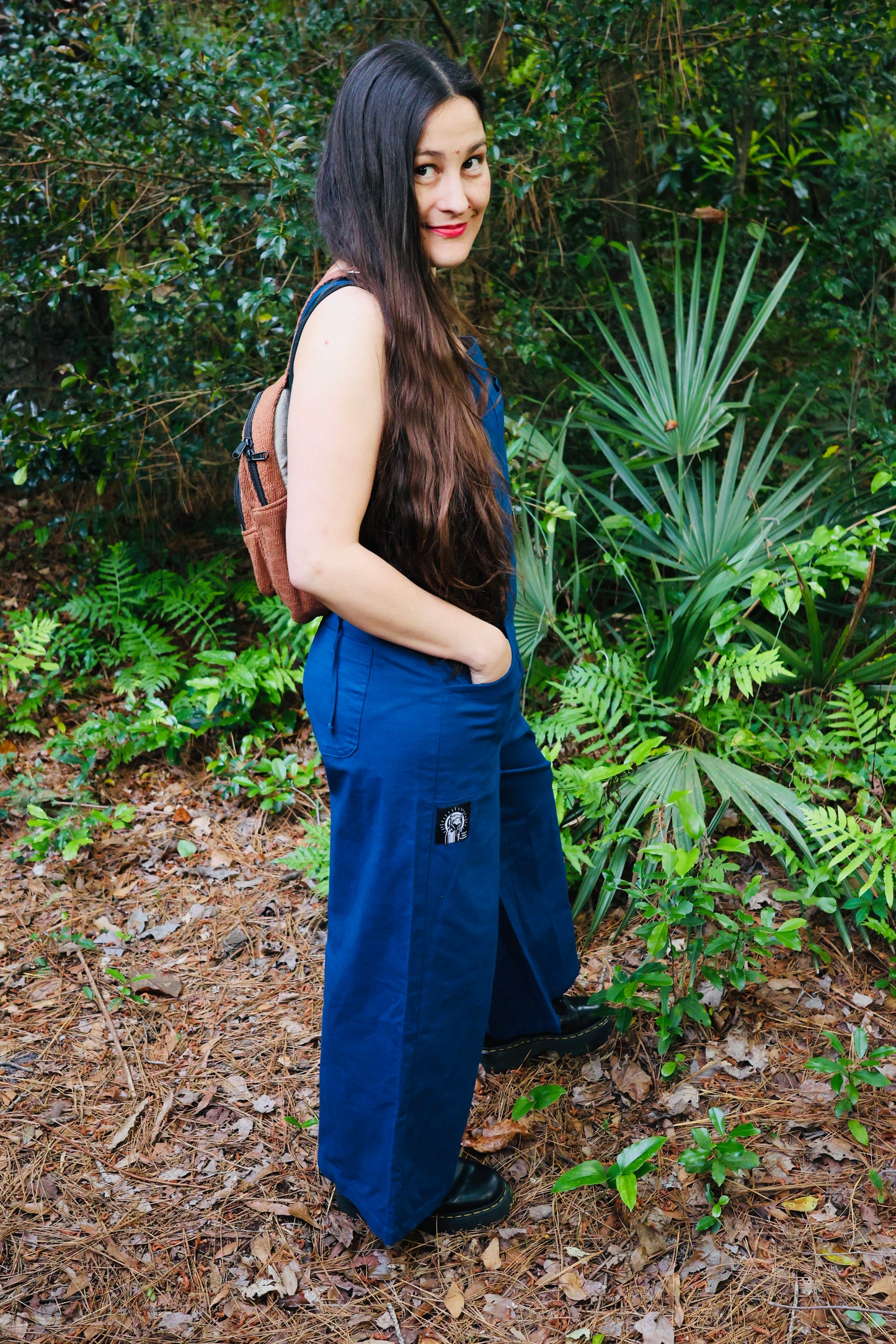 Spaghetti Strap Overall Jumpsuit