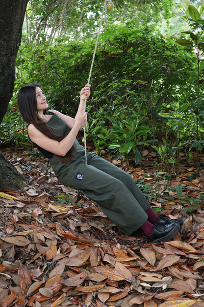 Spaghetti Strap Overall Jumpsuit