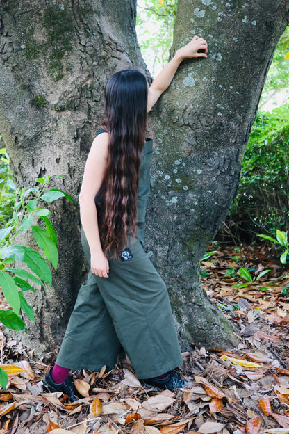 Spaghetti Strap Overall Jumpsuit
