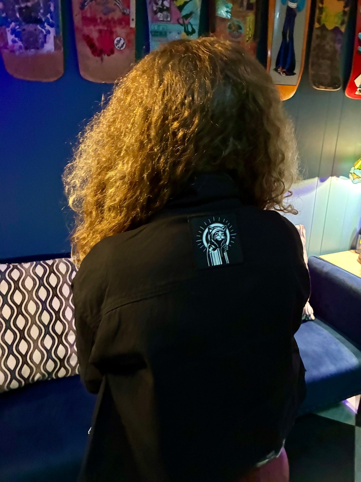 Carvers C.O.L.D. Kitty Black Denim Moto-Jacket