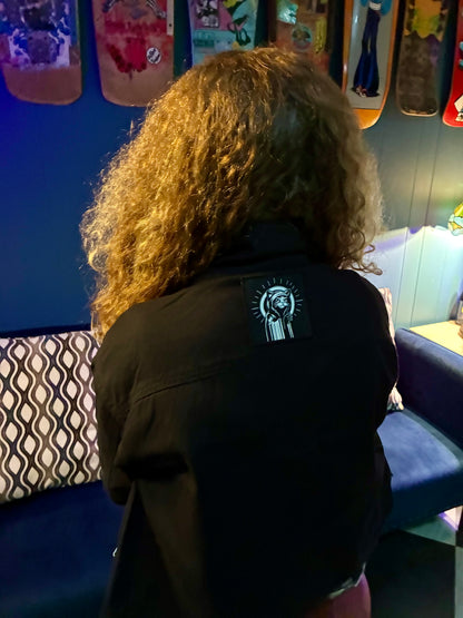 Carvers C.O.L.D. Kitty Black Denim Moto-Jacket