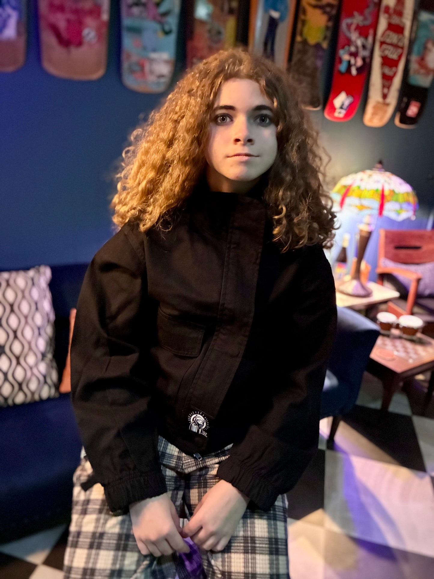 Carvers C.O.L.D. Kitty Black Denim Moto-Jacket