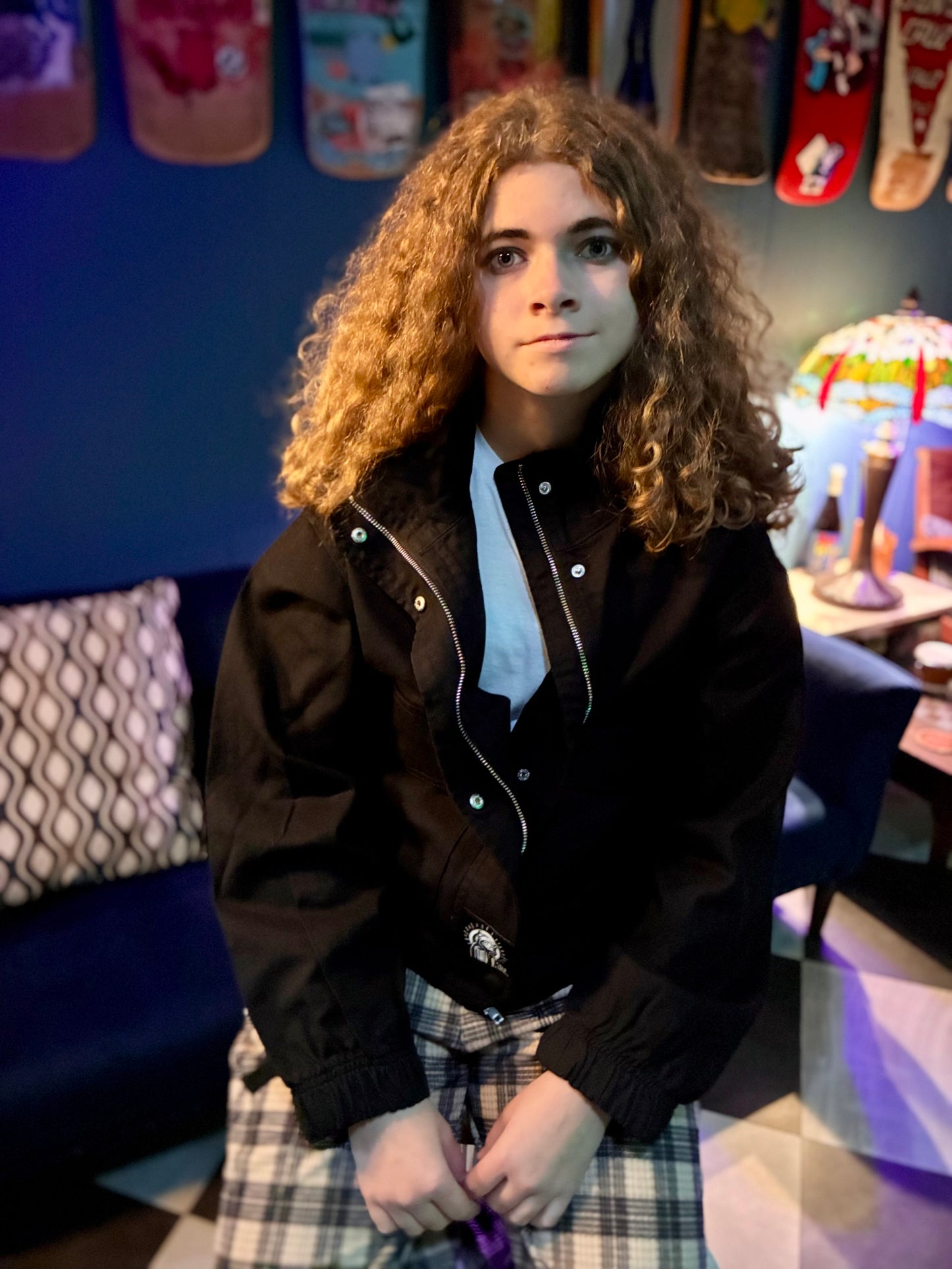 Carvers C.O.L.D. Kitty Black Denim Moto-Jacket