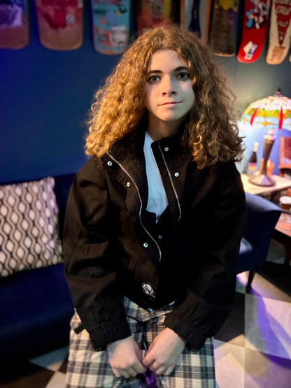 Carvers C.O.L.D. Kitty Black Denim Moto-Jacket