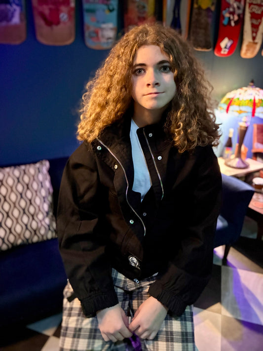 Carvers C.O.L.D. Kitty Black Denim Moto-Jacket