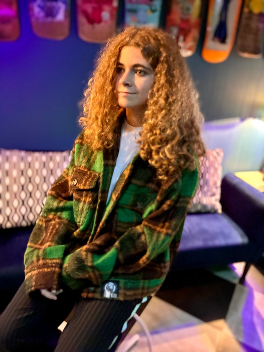 Carvers Rad Plaid Cropped Jacket