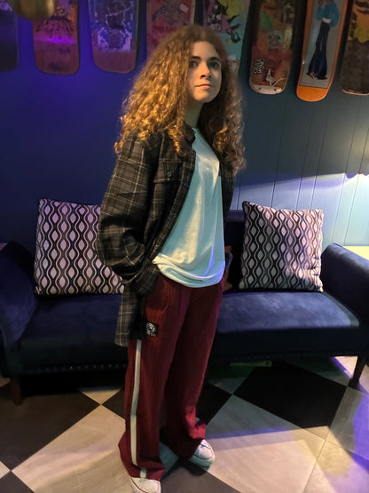 Carvers C.O.L.D. Kitty Print Plaid Flannel