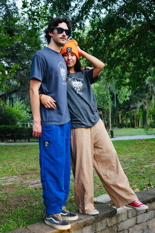 Vintage Style Unisex Corduroy Trouser Pants