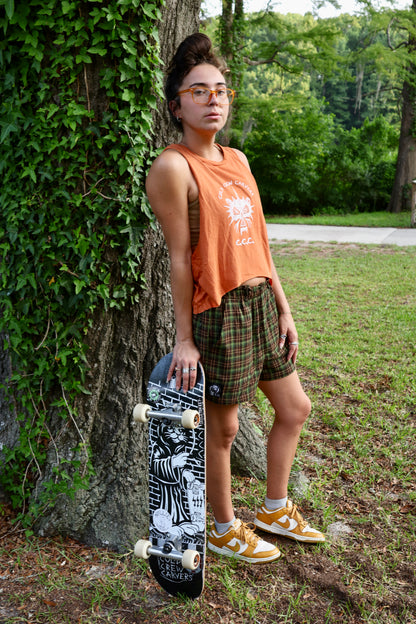 Plaid shorts