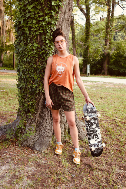 Plaid shorts