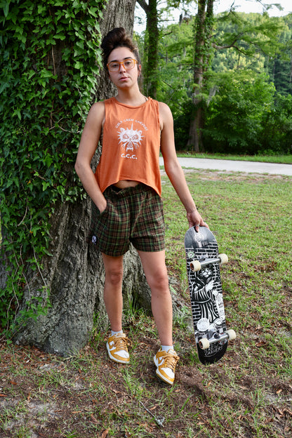 Plaid shorts