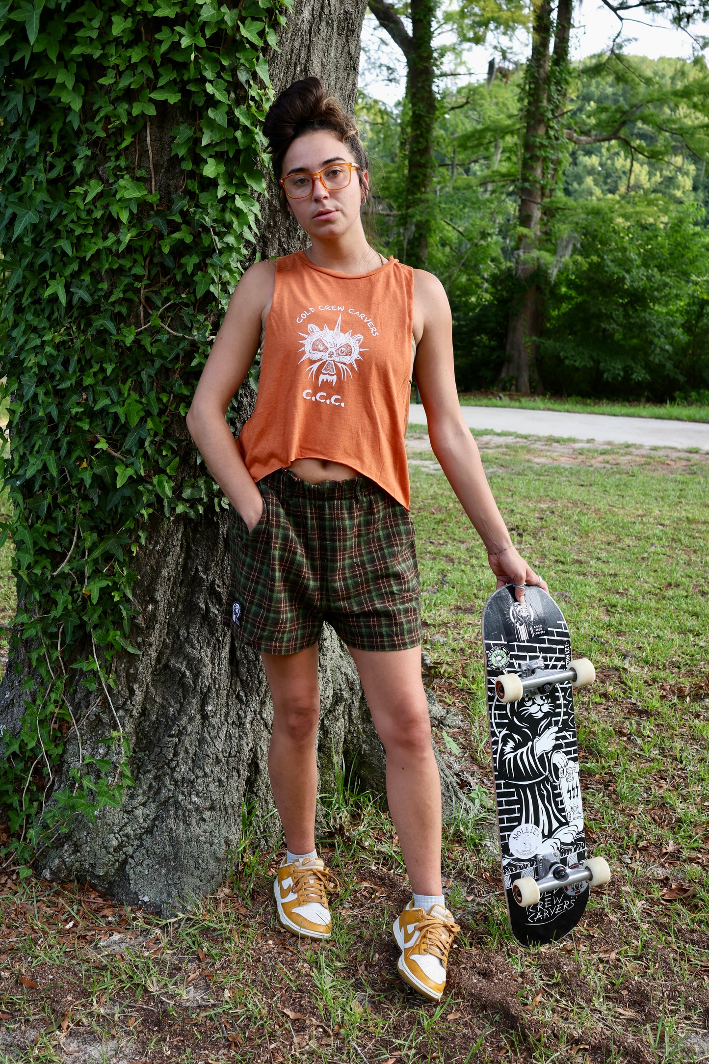 Plaid shorts