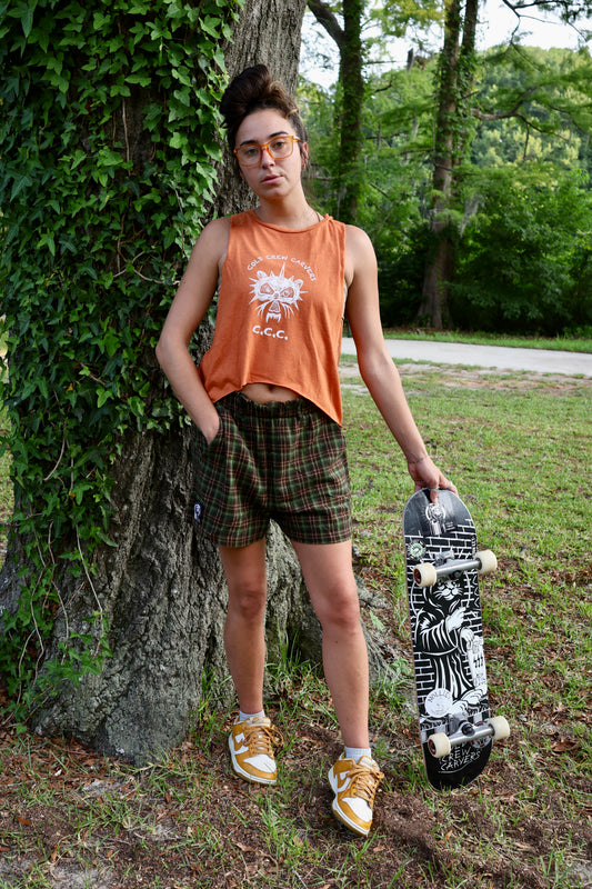 Plaid shorts