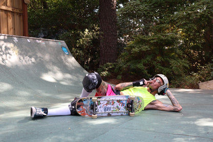 Let them Skate Deck by Bobby Drawsskullz