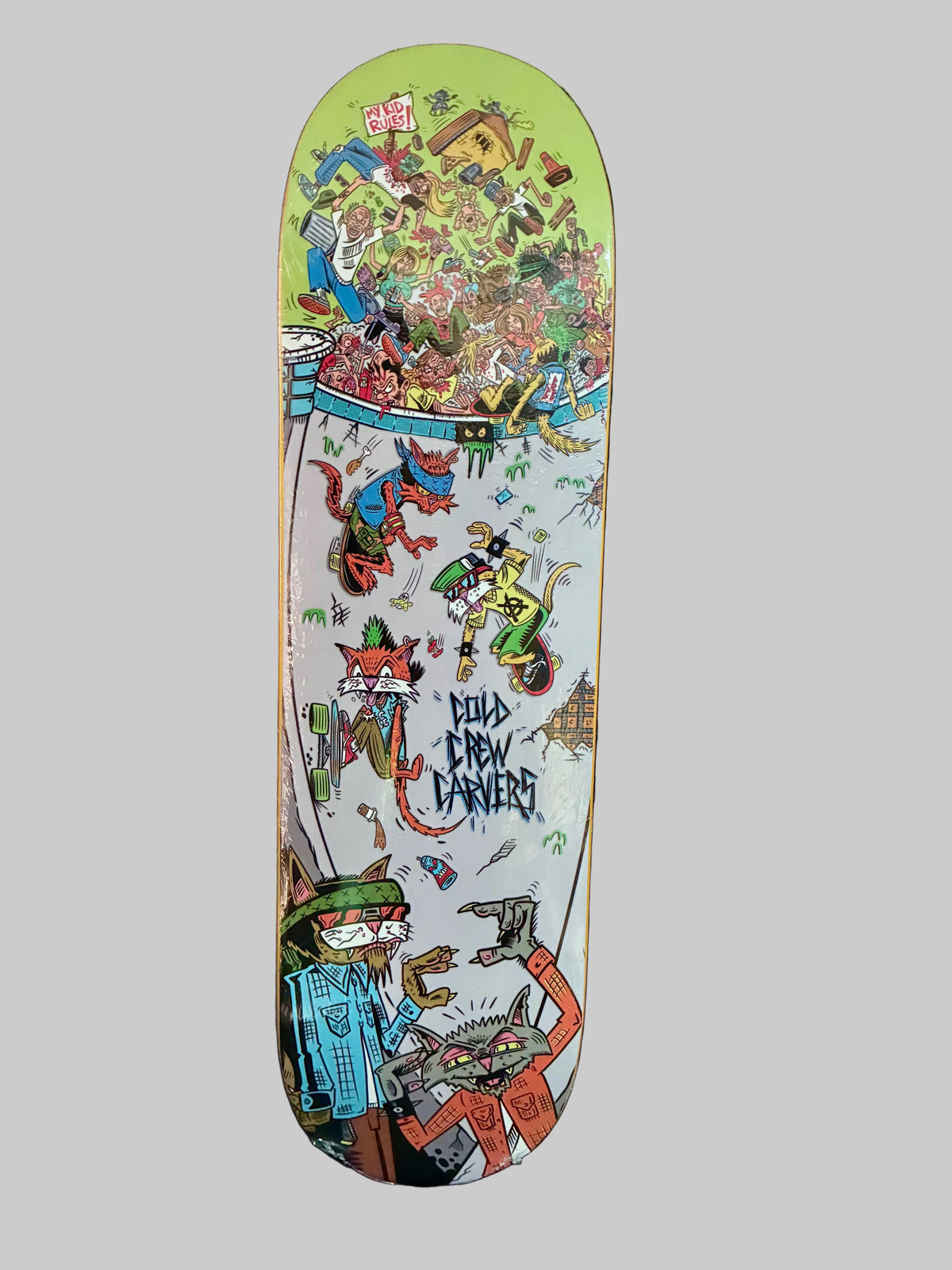 Let them Skate Deck by Bobby Drawsskullz