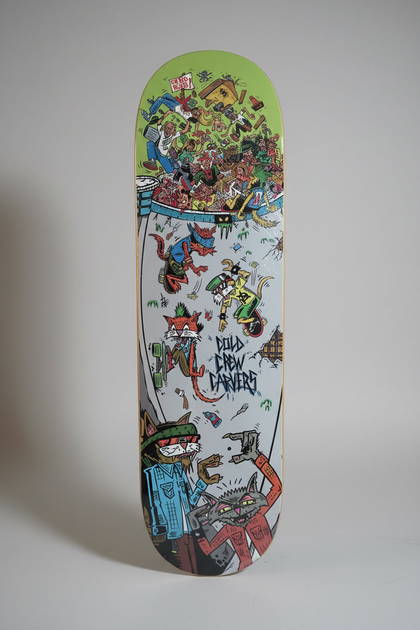 Let them Skate Deck by Bobby Drawsskullz