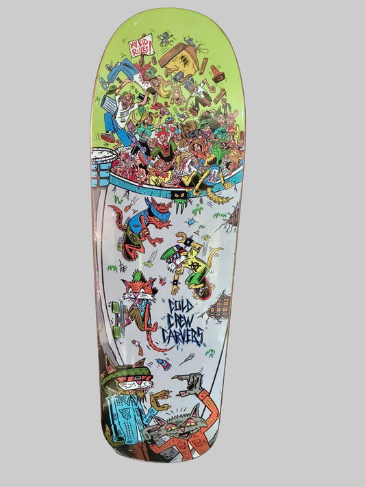 Let them Skate Deck by Bobby Drawsskullz