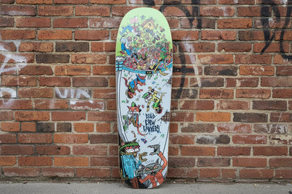 Let them Skate Deck by Bobby Drawsskullz