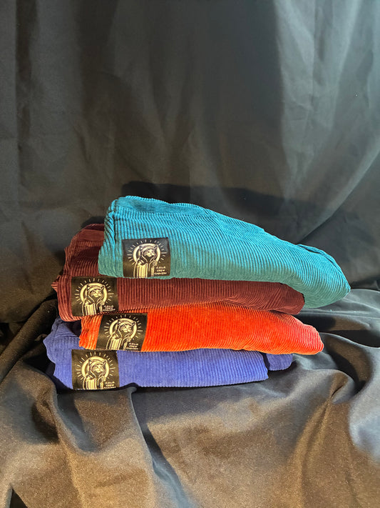 Vintage Style Unisex Corduroy Trouser Pants