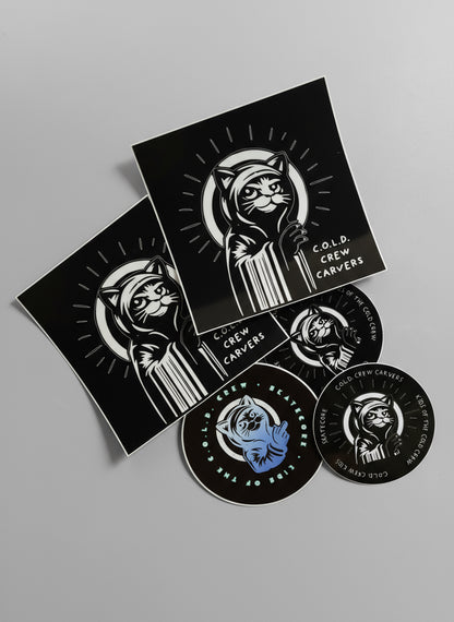 C.O.L.D. Crew Carvers Sticker Multi-Pack