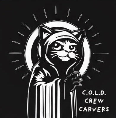 Large C.O.L.D. Crew Kitty Sticker