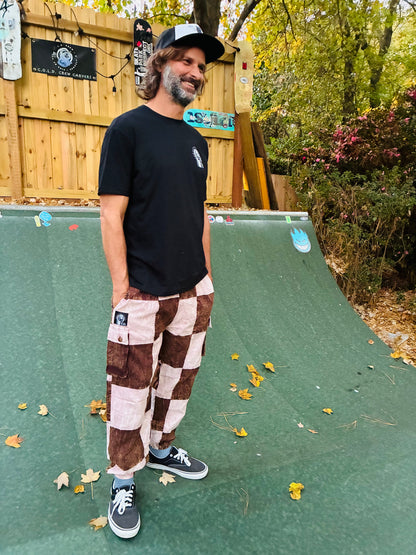 Carvers Checkered 90s Style Unisex Surf Pant