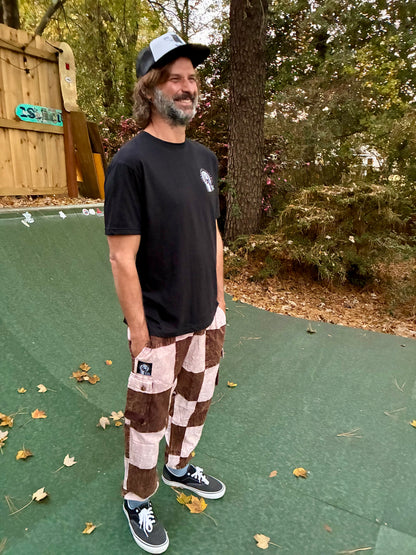 Carvers Checkered 90s Style Unisex Surf Pant