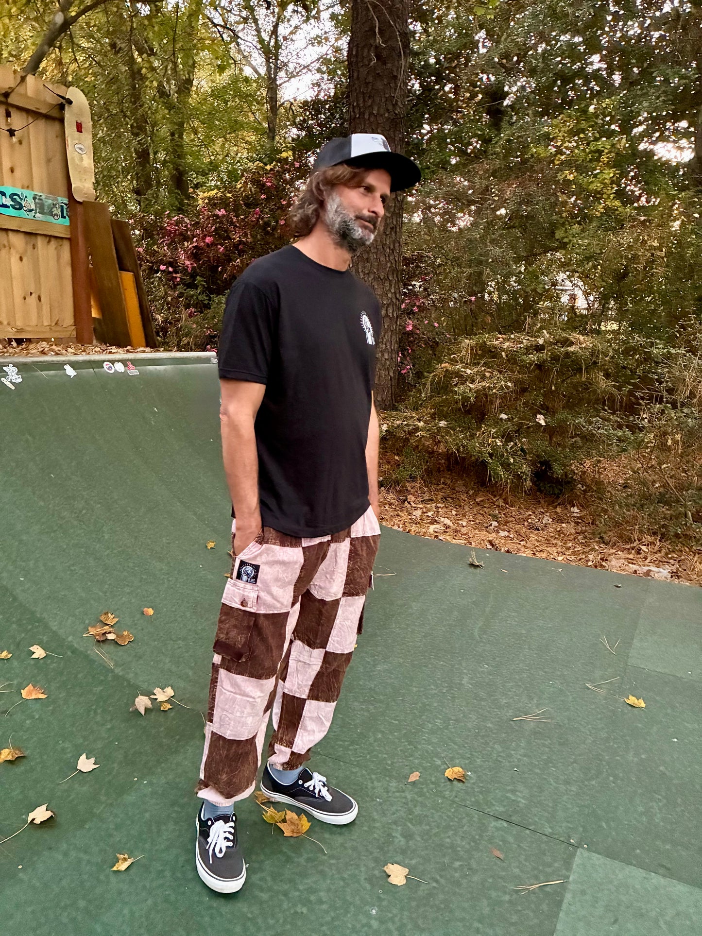 Carvers Checkered 90s Style Unisex Surf Pant