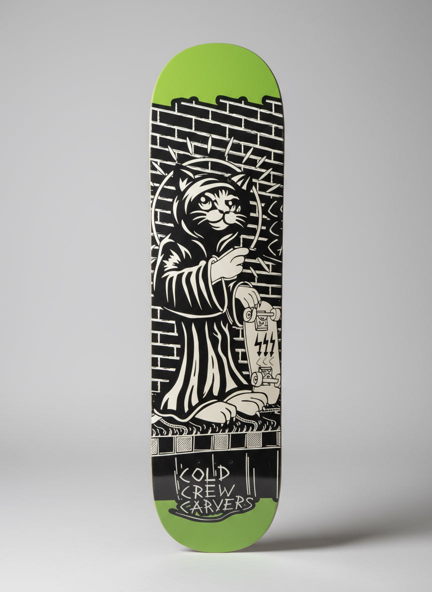 OG C.O.L.D. Kitty Graphic Neon Green